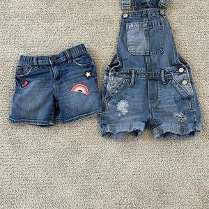 Gap Jean Shorts and Overalls